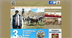 Desktop Screenshot of brownswiss.org.pe