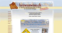Desktop Screenshot of brownswiss.ch
