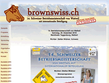 Tablet Screenshot of brownswiss.ch