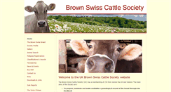 Desktop Screenshot of brownswiss.org