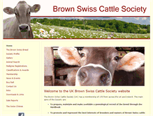 Tablet Screenshot of brownswiss.org