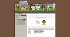 Desktop Screenshot of brownswiss.nl