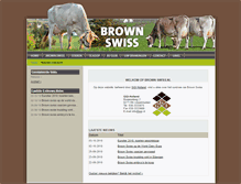 Tablet Screenshot of brownswiss.nl